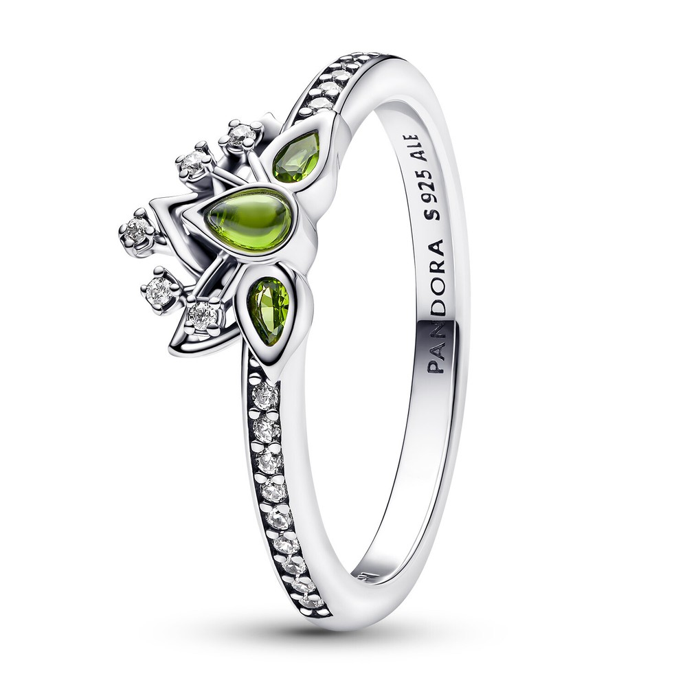 PANDORA Disney Princess Tiana Tiara Ring in Silver 193653C01 for Women