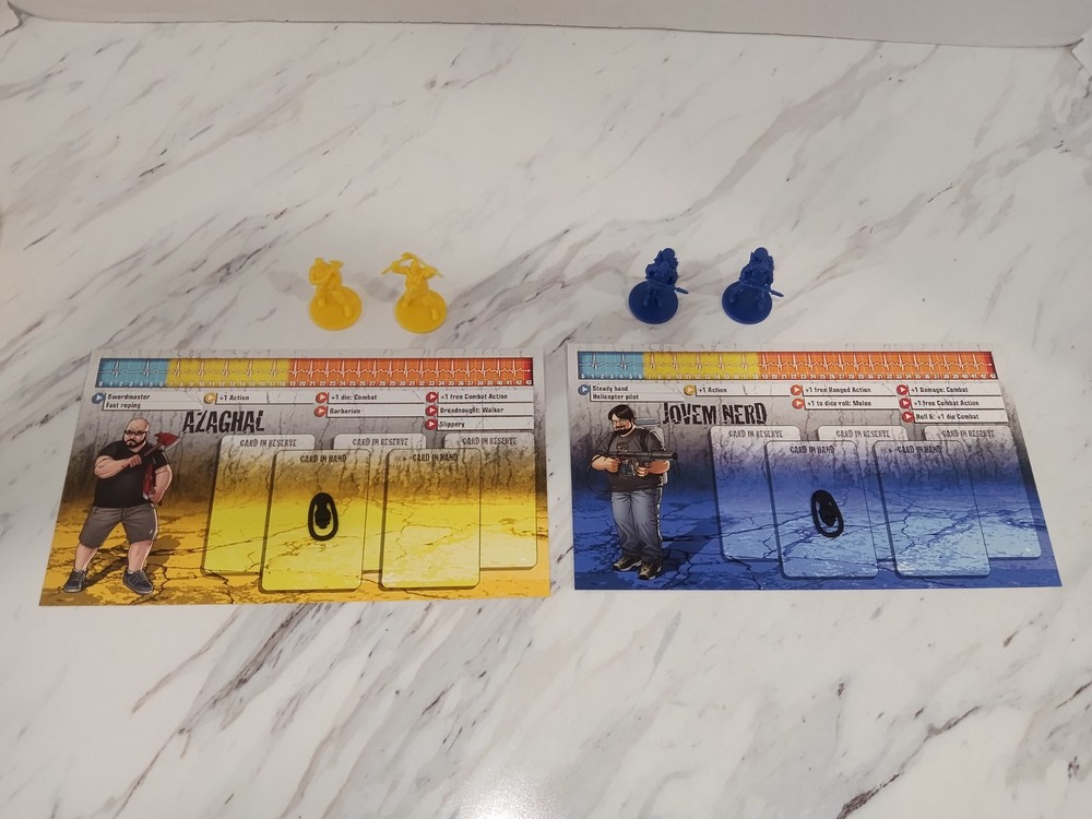 Zombicide Gaming Night #5 Bluehand Protocol Miniatures With 1st Edition ID Cards