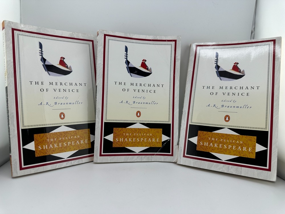 Shakespeare Merchant of Venice Pelican Lot 3 PB Braunmuller Penguin