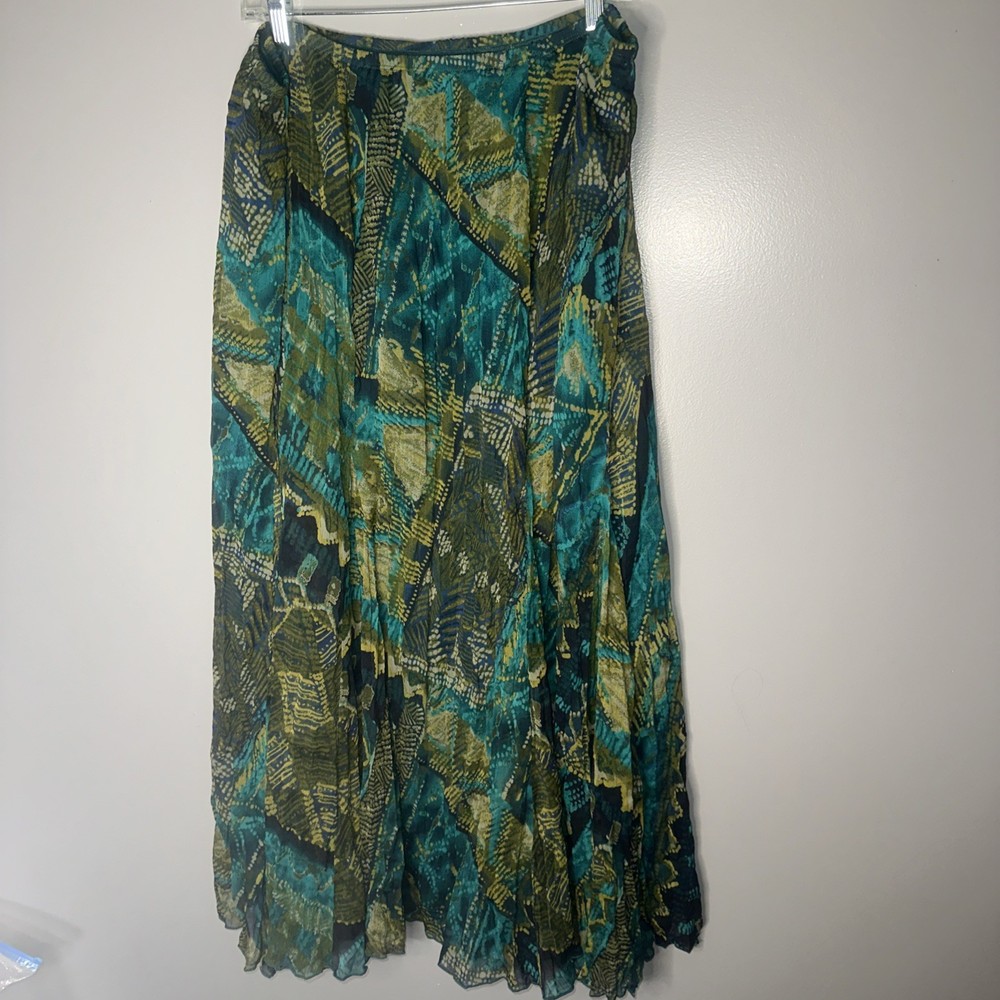 Vtg Monterey Bay Women’s Skirt Size 14 Geometrical Elastic Waist