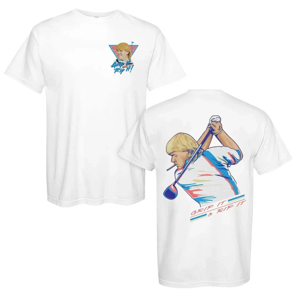 John Daly - Golf Of America 4th Of July Tshirt, Grip It And Rip It Golf Shirt