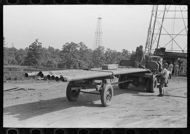 Oil Field Workers,Seminole Oil Field,Oklahoma,OK,Farm Security Administration,1