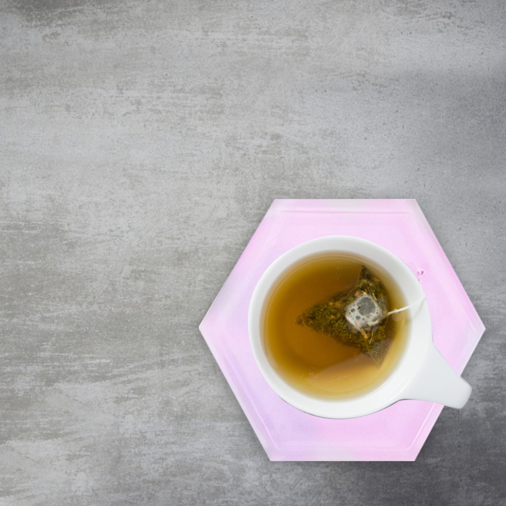 2-Piece Hexagonal Silicone Mold for DIY Resin Coasters
