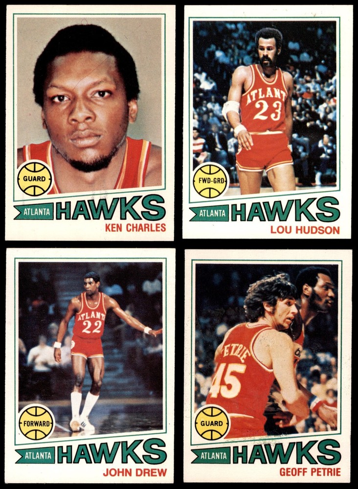 1977-78 Topps Atlanta Hawks Team Set 6 - EX/MT 5374499