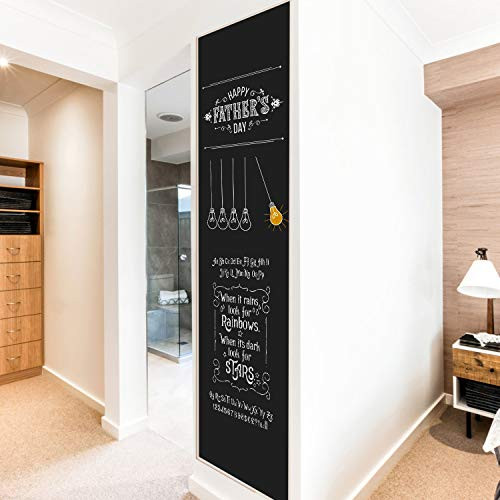 Large Blackboard Wall Sticker Chalkboard Wall Decal Peel and Stick Wallpaper