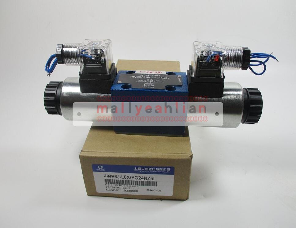 1PCS SHLIXIN hydraulic Solenoid Valve 4WE6J-L6X/EG24NZ5L New