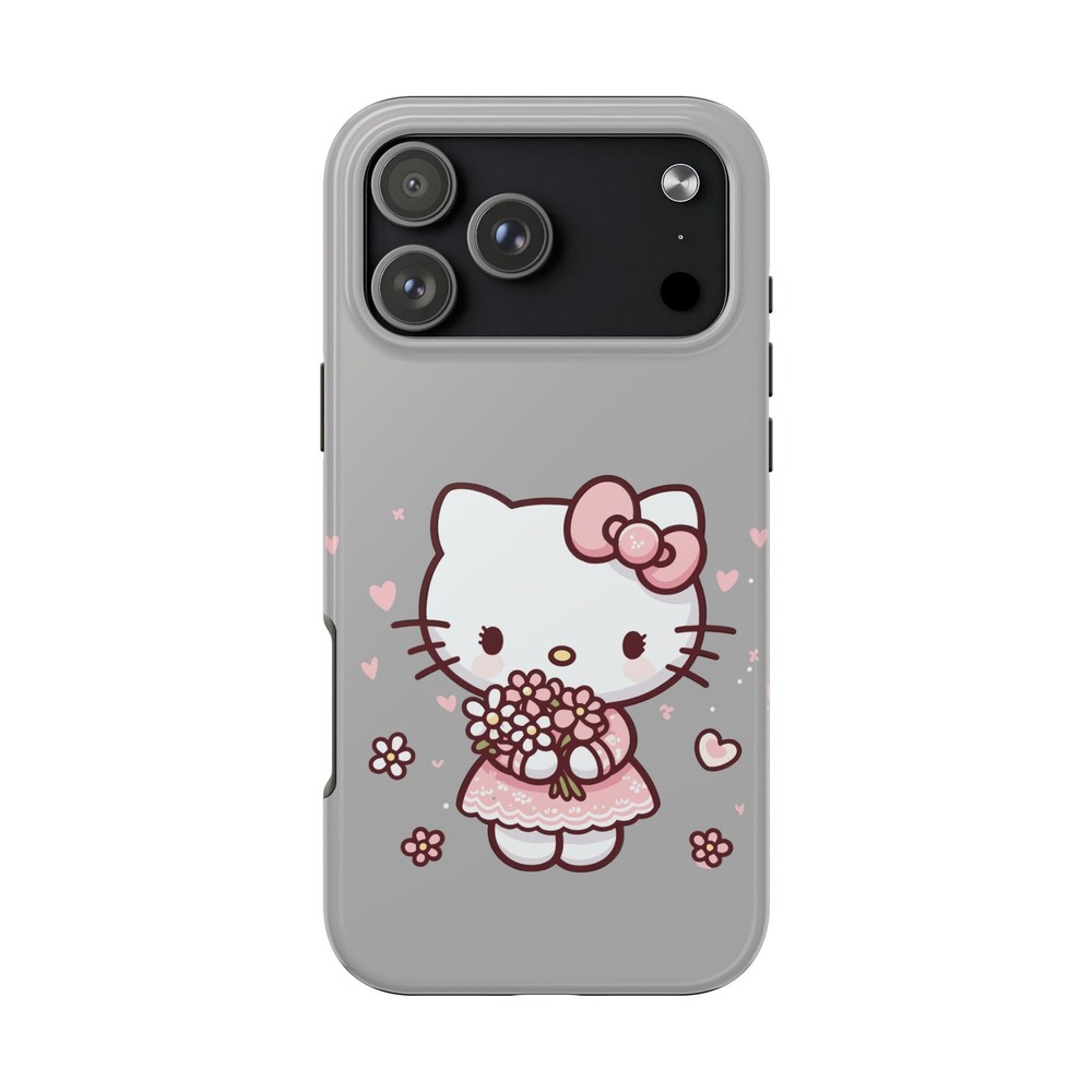 Cute Kitty Bouquet phone case | Floral Hello Kitty style