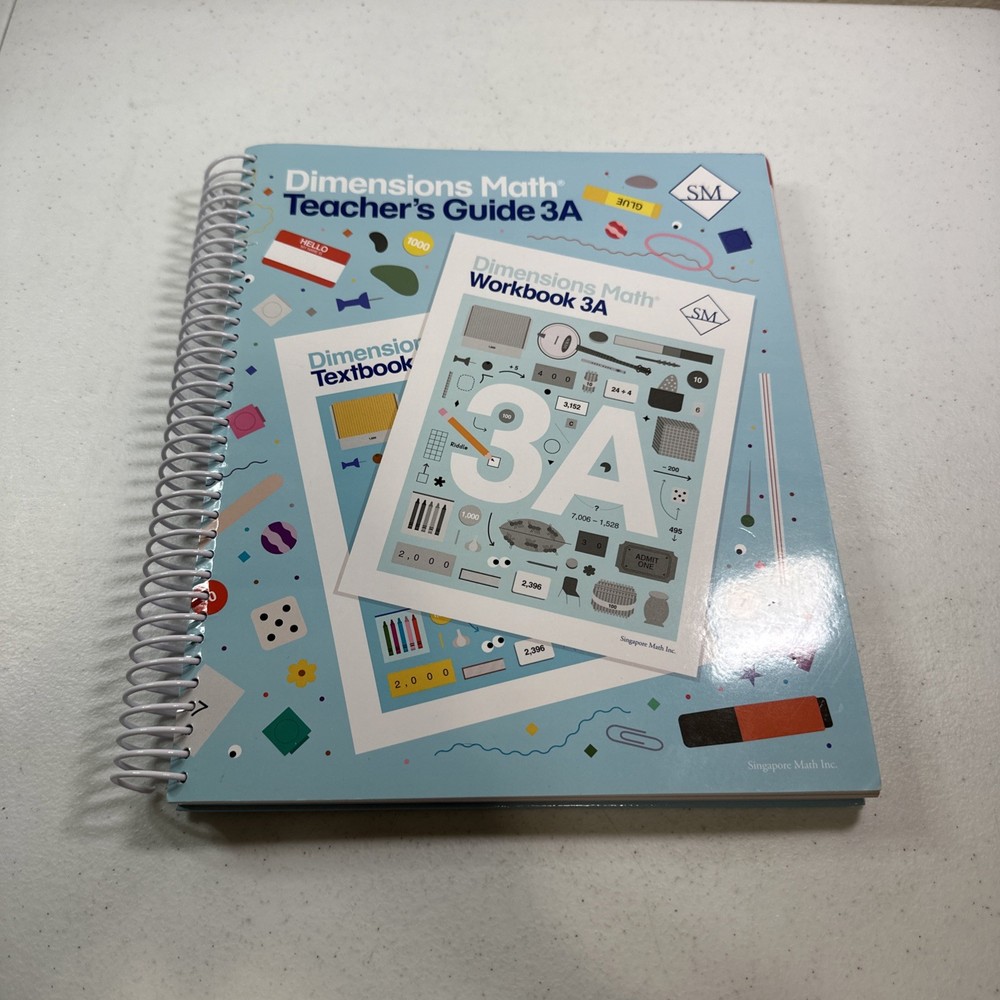 Dimensions Math, Teachers Guide 3A - Spiral-bound - VERY GOOD