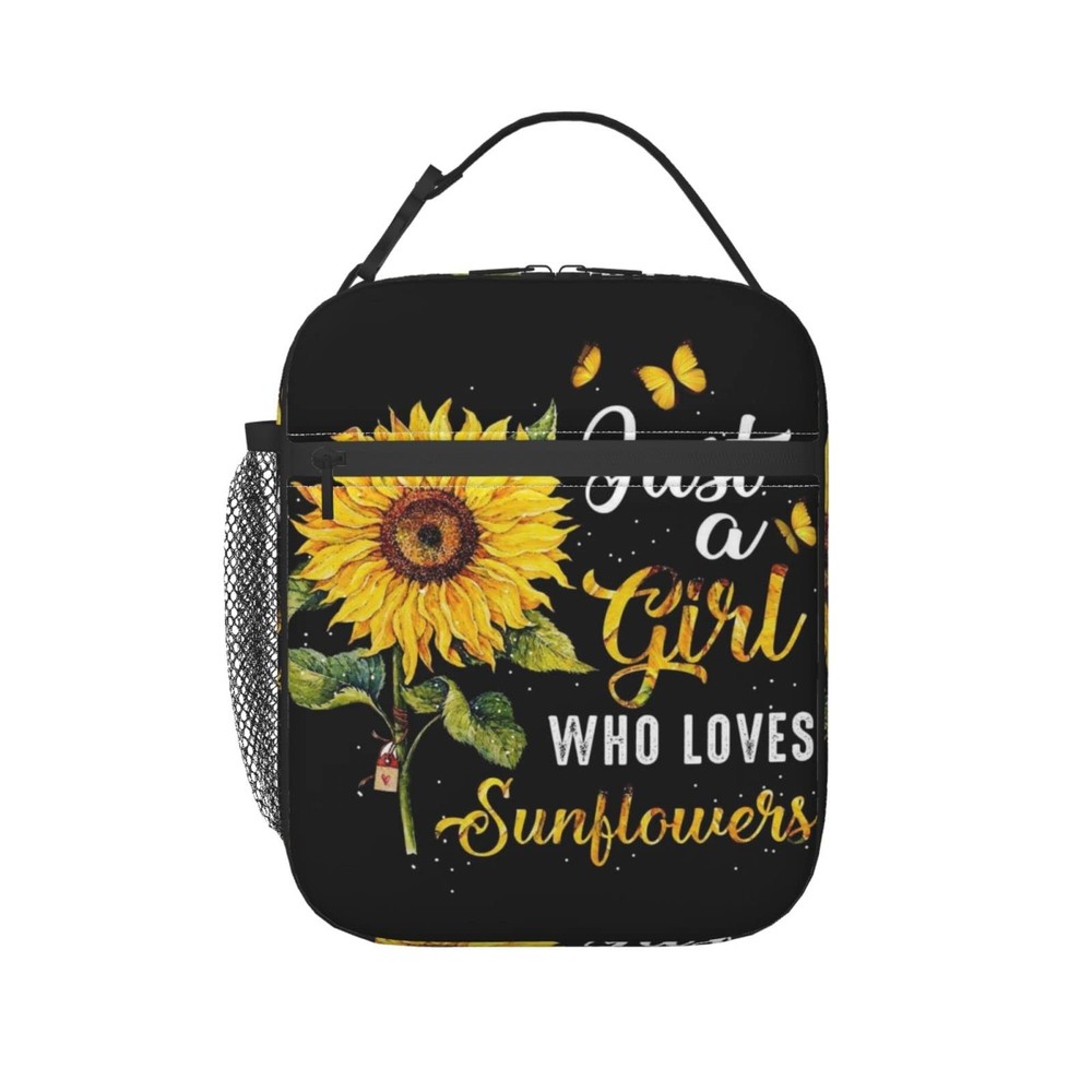 Insulated Reusable Lunch Bag for Women and Men - Just a Girl Lunch Box