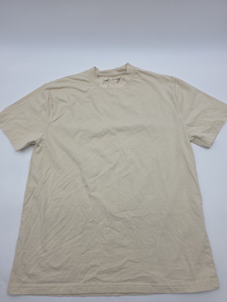 Seven Souls T-Shirt Mens Small Beige Los Angeles Tee.#41394