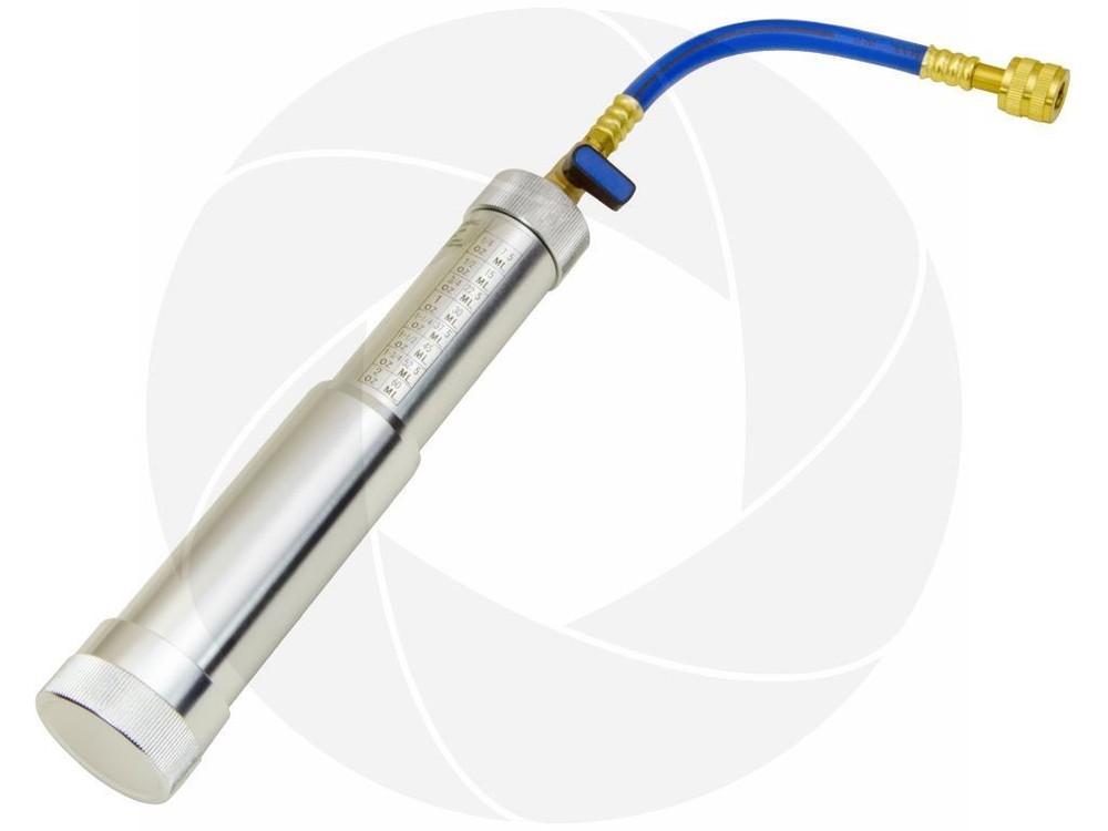 Oil Green UV Dye Hand Turn Screw-in Injector AC Refrigerant 1/4 SAE Connector-image