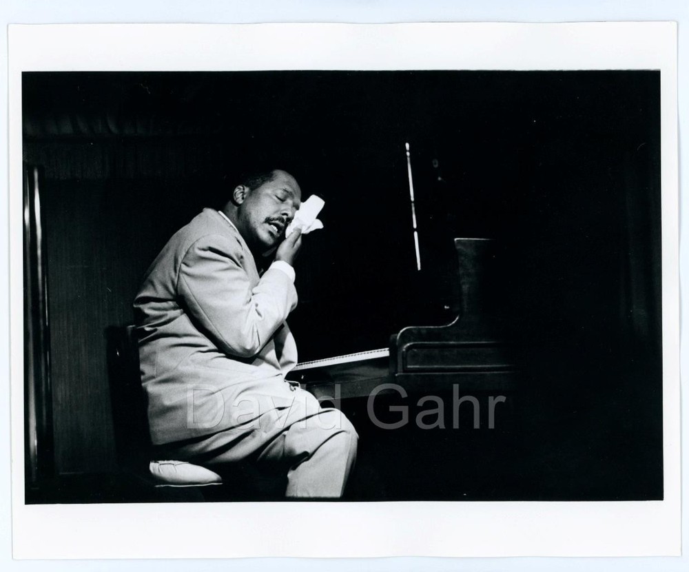 '64 Bud Powell Birdland Jazz Club NYC Pianist Vintage Original Gahr Photo B621