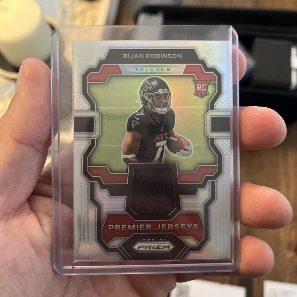 2023 Panini Prizm - Premier Jerseys #PJ-BR Bijan Robinson (MEM, RC) Rookie