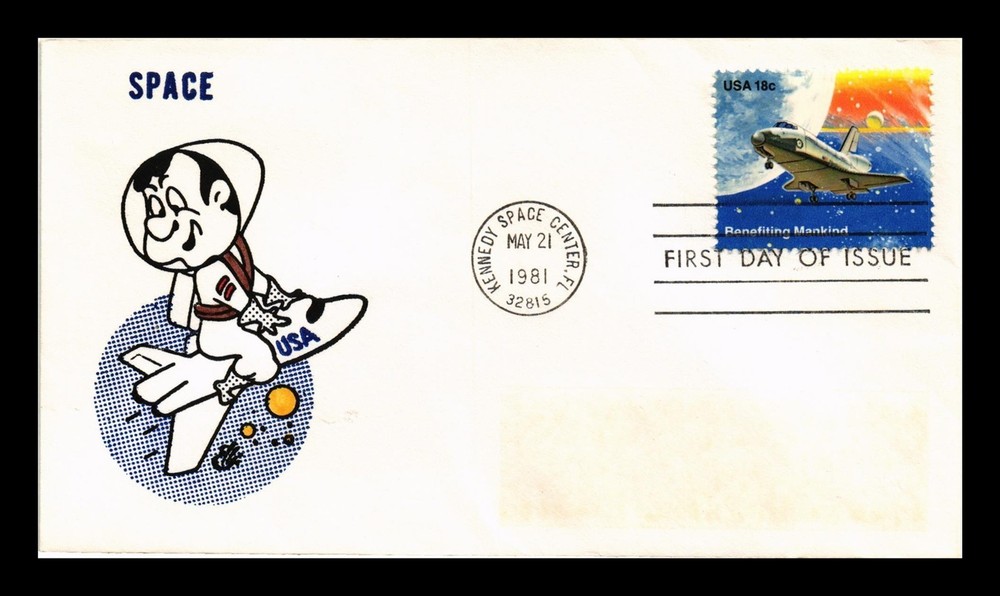 Dr Jim Stamps Us Cover Benefiting Mankind Space Fdc Ellis Animated Cachet