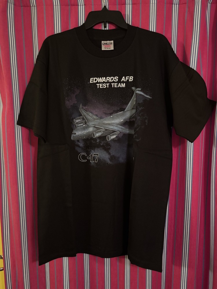 USAF C-17 Edwards AFB Test Team t-shirt