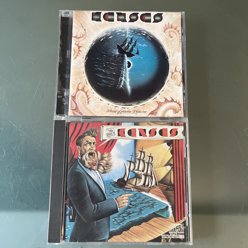 Kansas 2 💿 LOT: Point of Know Return & The Best Of Kansas | VG+ | Fast 🚚