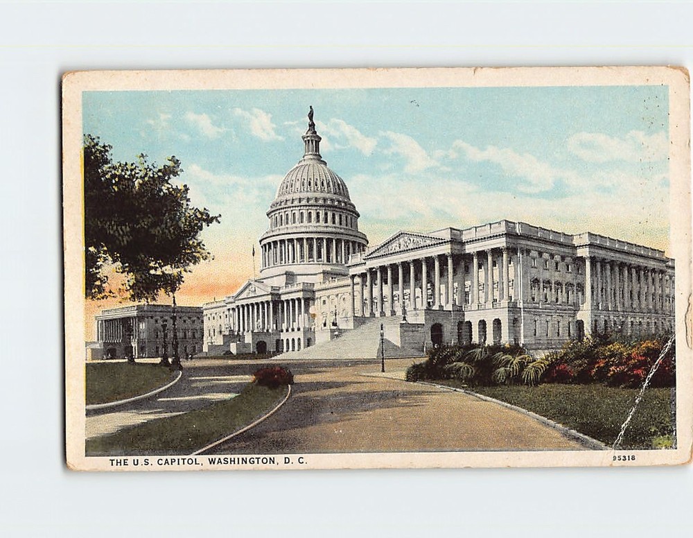 Postcard US Capitol Washington DC USA