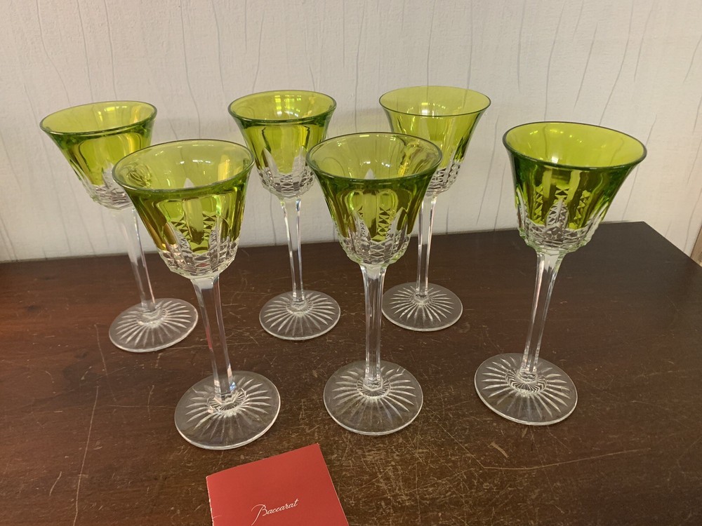 Set of 6 wine glasses Rohmer model Turenne in Baccarat crystal (price for 6)