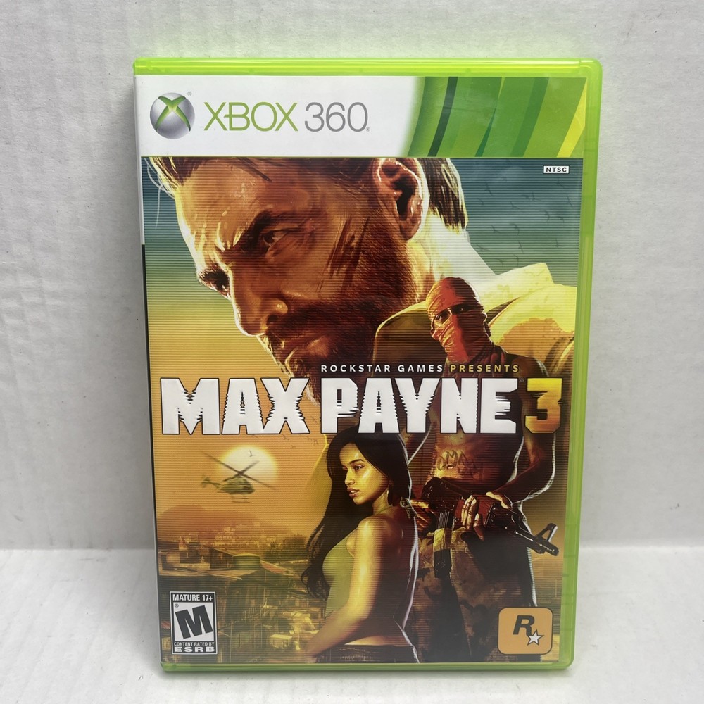 Max Payne 3 (Microsoft Xbox 360, 2012) Complete with manual etc.