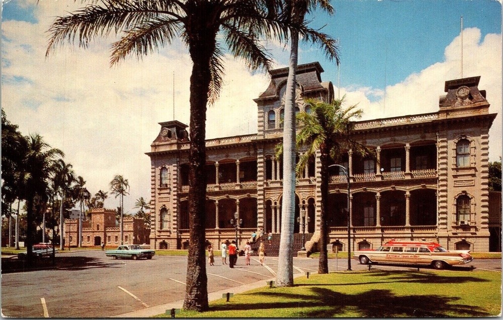 Iolani Palace Honolulu HI Hawaii Royal Palace United States Postcard Kalakaua