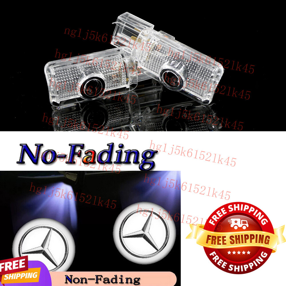 2pcs For R/ML/GL Car LED Door Light Shadow Projector HD Kit 2006-2012
