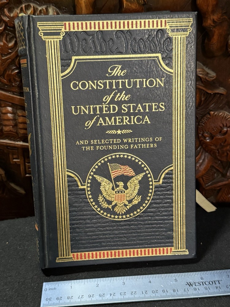 The Constitution of the United States of America Leather Bound Hardcover Book