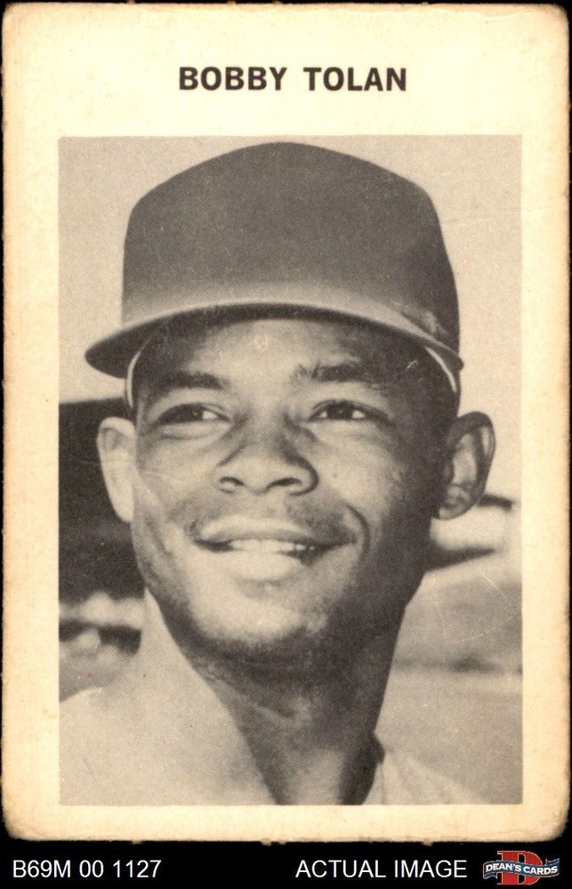 1969 Milton Bradley Bobby Tolan Reds 1.5 - FAIR