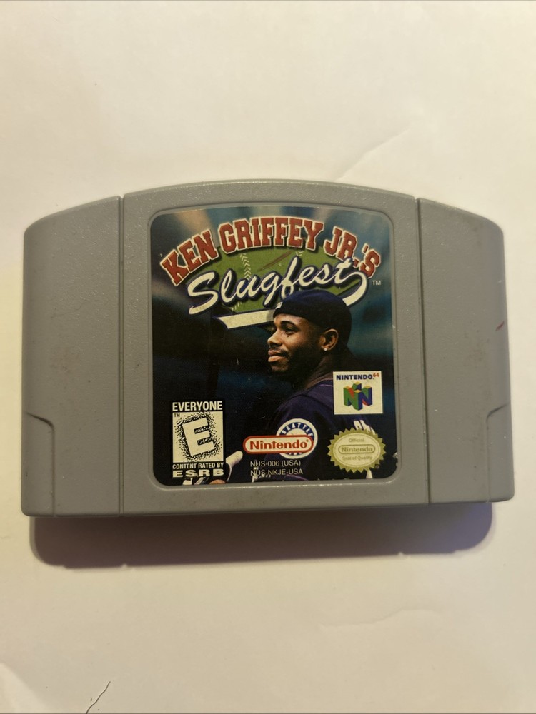 Ken Griffey Jr.'s Slugfest - Nintendo N64 Game Sports Cartridge Authentic Tested