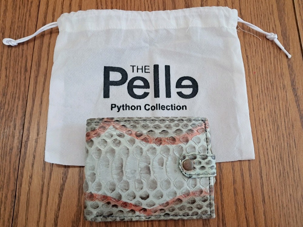 The PELLE Python Collection Genuine Python Leather Wallet