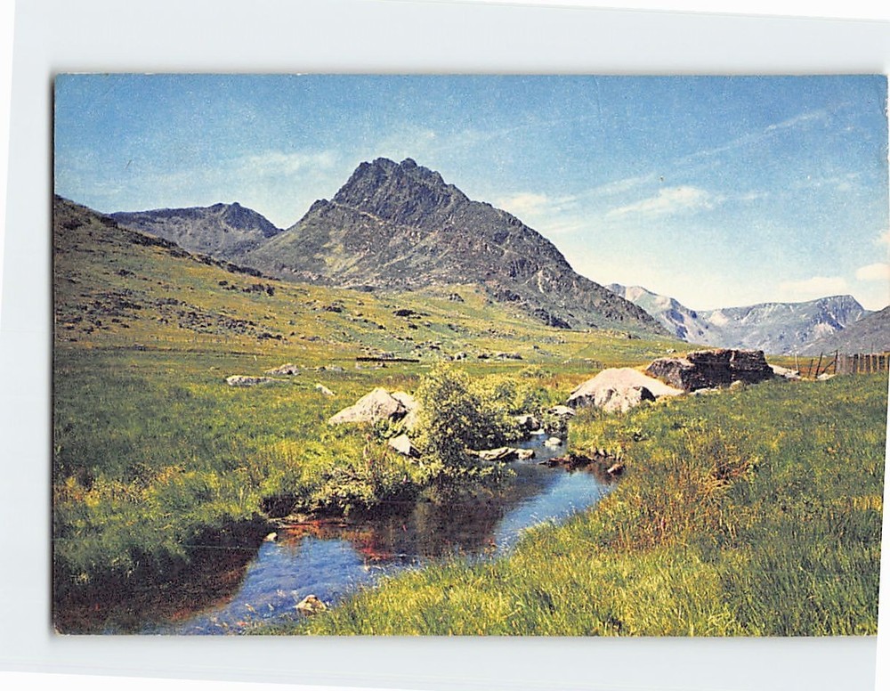 Postcard Tryf Glyderau Snowdonia National Park in Wales