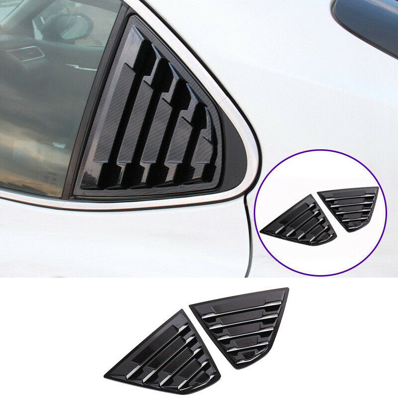 2018-2023 Toyota Camry Carbon Fiber Rear Side Window Louver 2P Cover