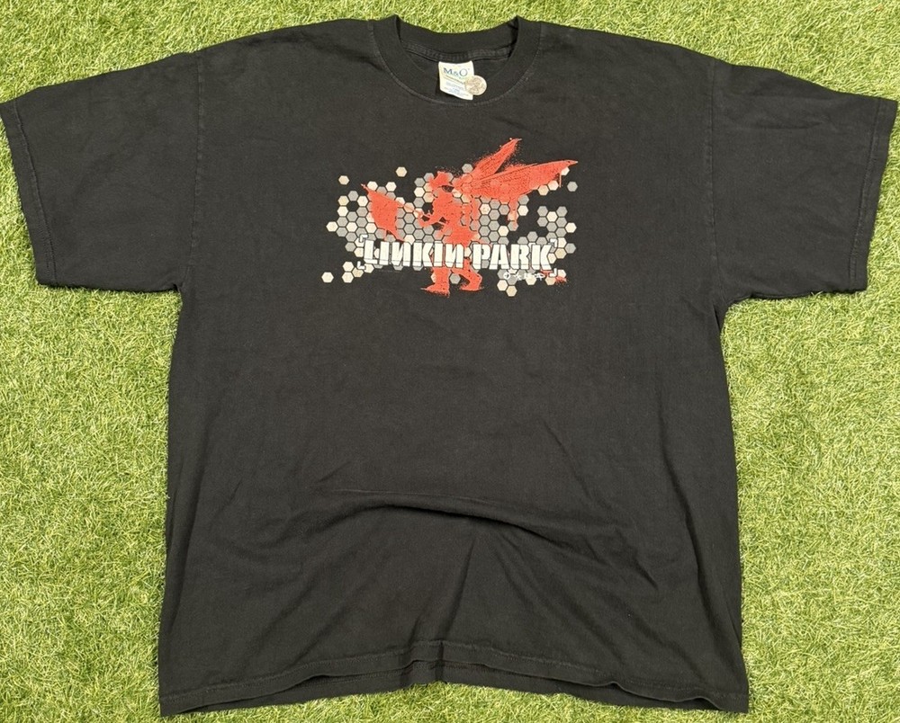 Vintage Y2K Linkin Park Hybrid Theory T-shirt XLDouble Sided Nu Metal Band Tee