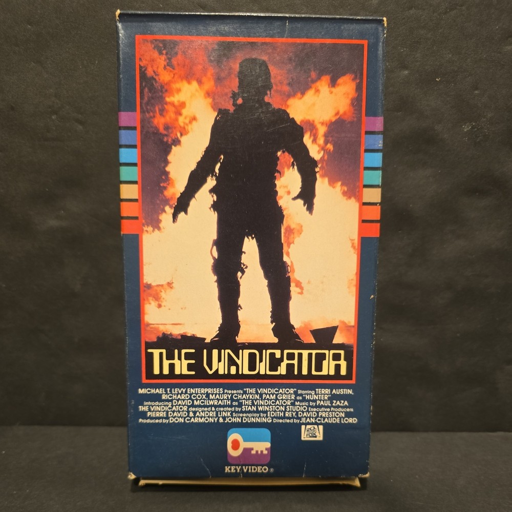 The Vindicator (1986)  VHS Key Video Rare Cult Sci-Fi Horror 80s(44)