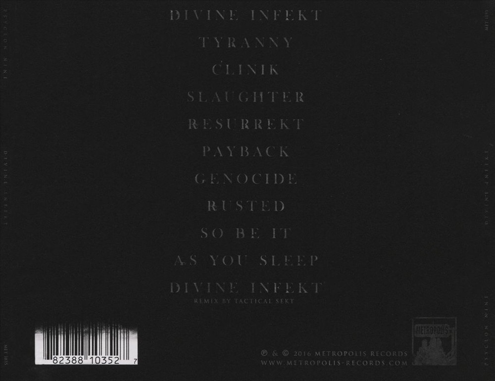 Psyclon Nine Divine Infekt New Cd
