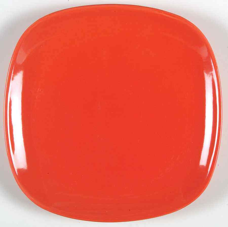 Gibson Designs Escapade Red Salad Plate 4733760