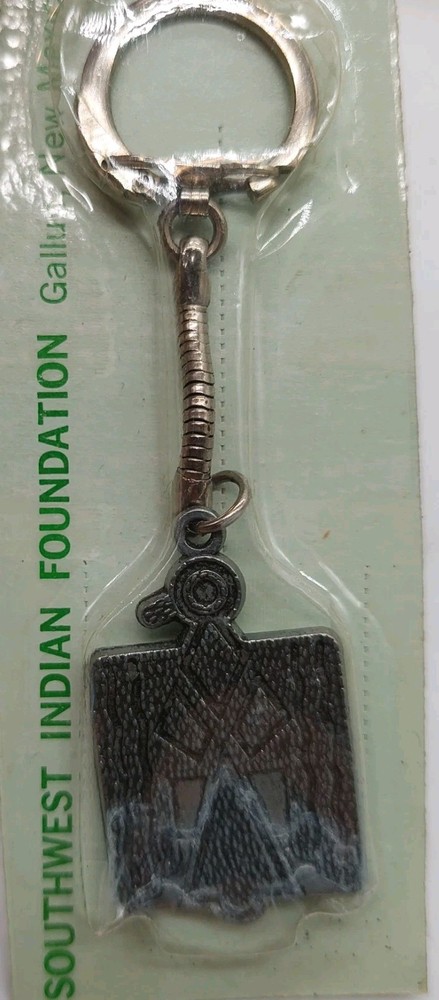 Native American Indian Thunderbird Keychain Southwest Gallup NM READ Vintage
