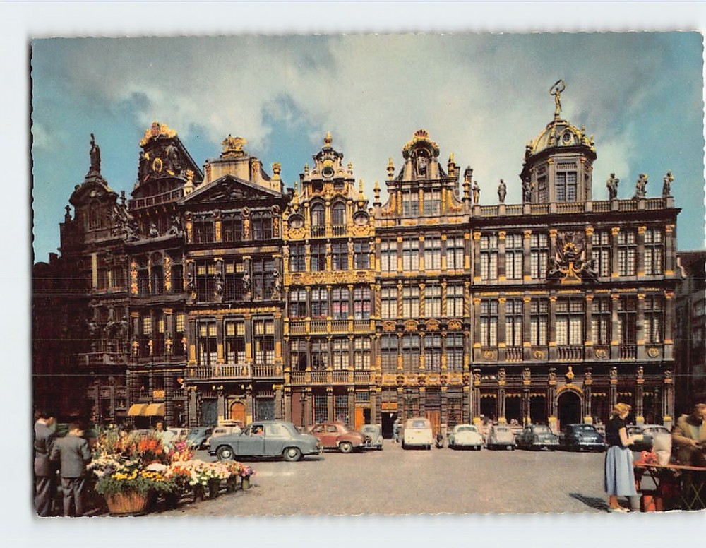Postcard Grand-Place in Brussels Belgium