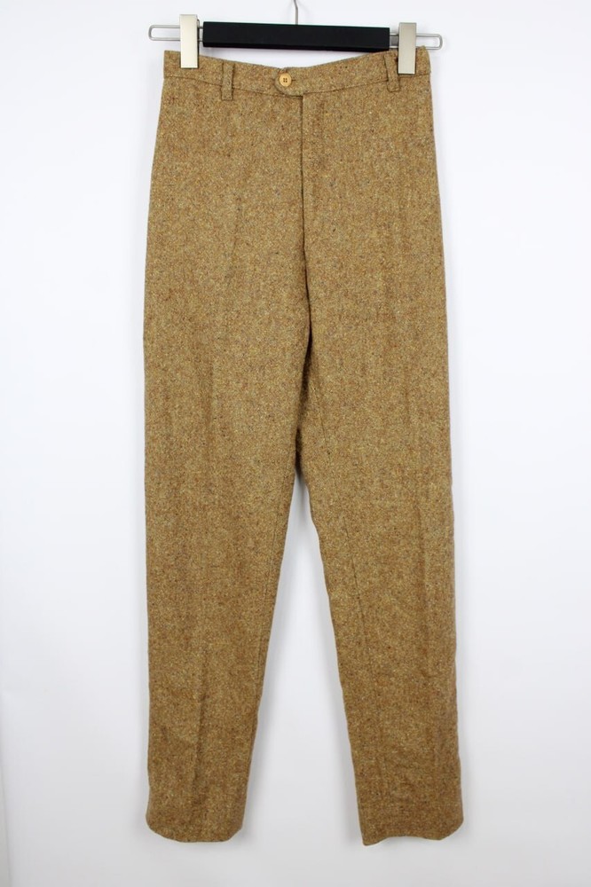 TRANSIT PAR-SUCH Golden Wool Stretch Dress Pants Trousers Size 42 / W28