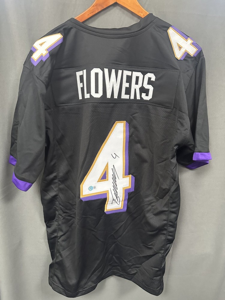 Zay Flowers Signed Baltimore Ravens Football Jersey AUTO BAS Beckett Sz XLPROBSTEIN is actively accepting consignments !!