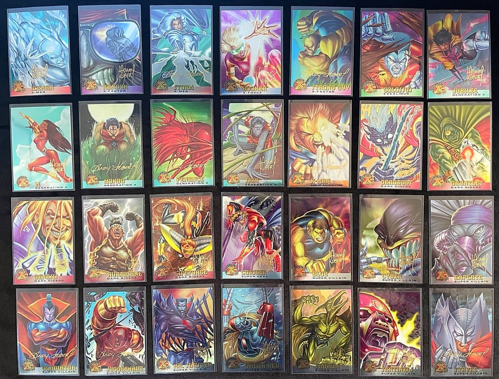 1995 Fleer Ultra X-Men All-Chromium GOLD SIGNATURE Singles YOU PICK!!!