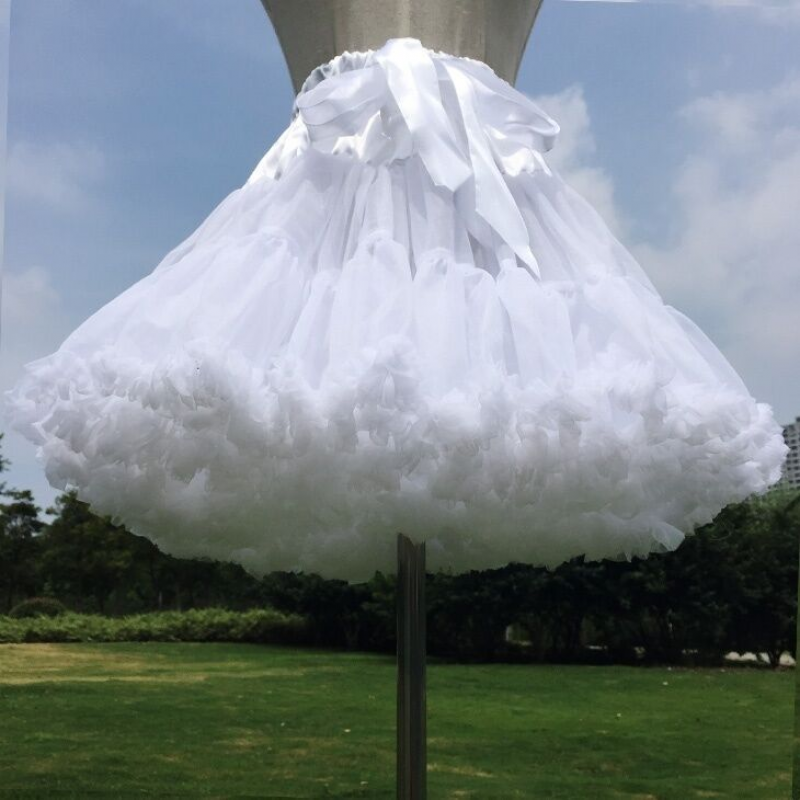 Retro Petticoat Crinoline Underskirt Rockabilly Swing Tutu Skirt Cosplay Lolita