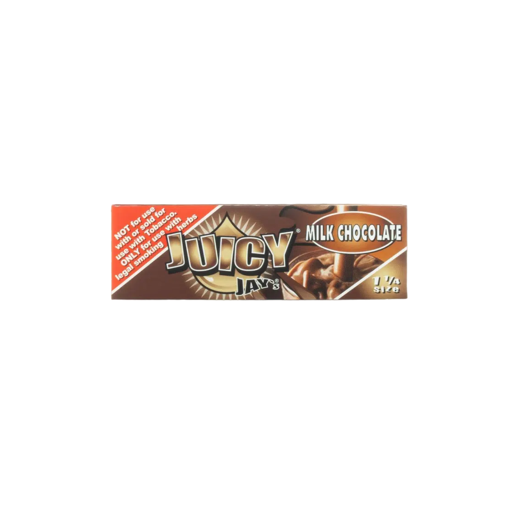 Juicy Jay’s Milk Chocolate Rolling Papers 1 1/4 Size for Smooth Smoking