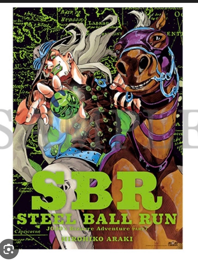 JoJo's Bizarre Adventure Steel Ball Run Caravan Poster B