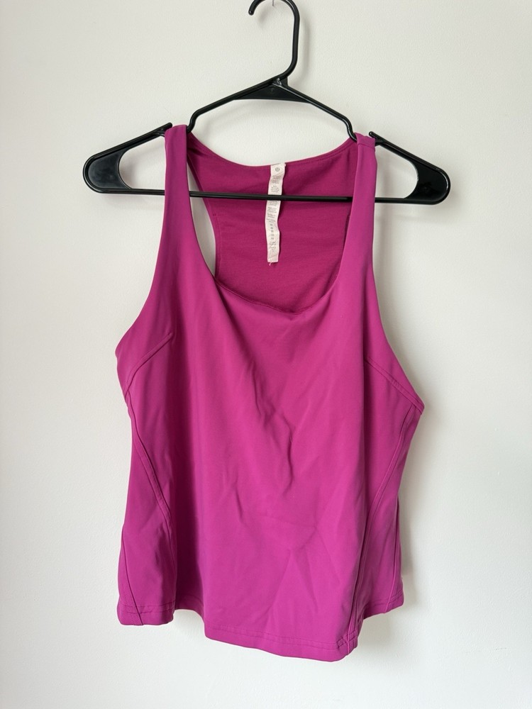 Lululemon Align Waist-Length Tank Top Size 12 Ripened Raspberry Nulu
