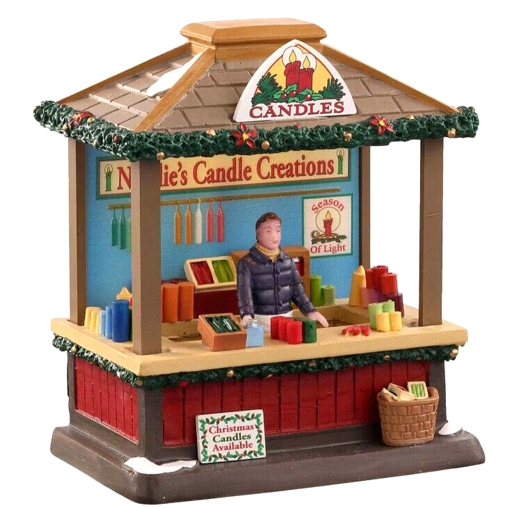 Lemax Christmas Village Lighted Table Accent Candles 14909-image