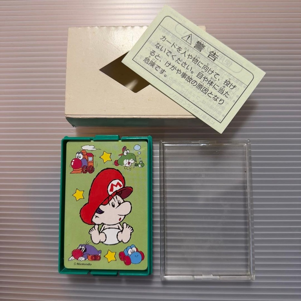 1990s Super Mario Yoshi's Island Playing Cards Vintage Collectible Sealed w/Case