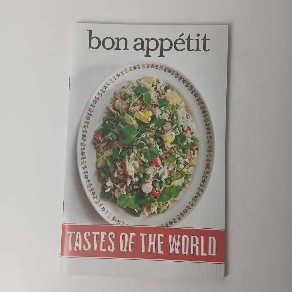 Bon Appetit Tastes of the World Miniature Cookbook Booklet 2012
