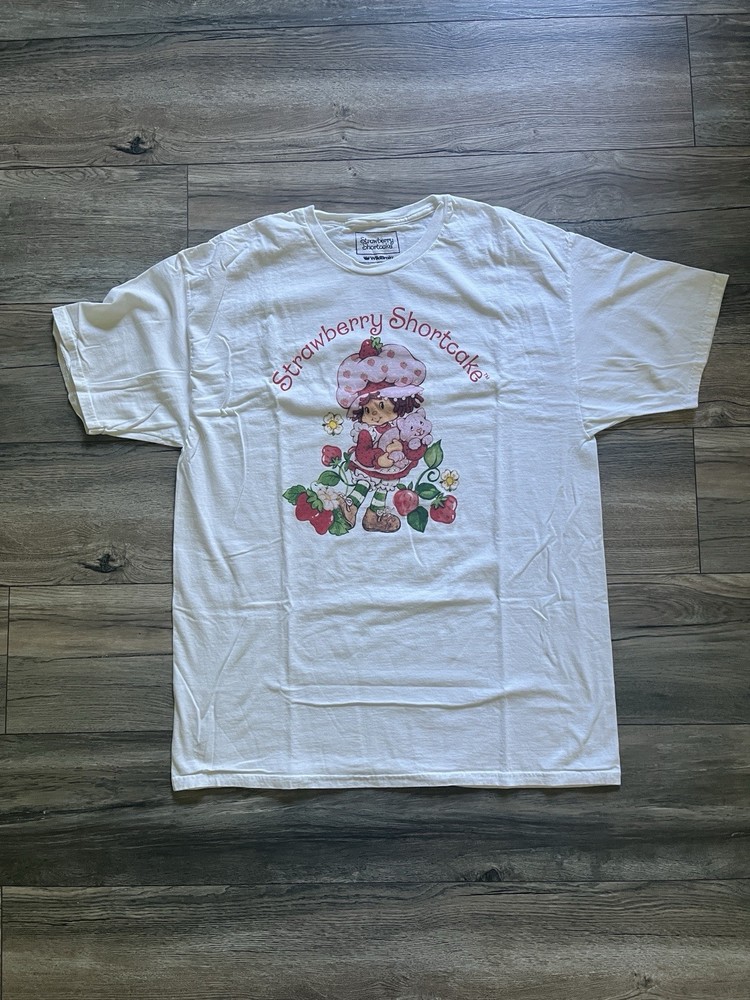 Strawberry Shortcake Doll Vintage 2000s Shirt Rare White Shirt Cartoon Show