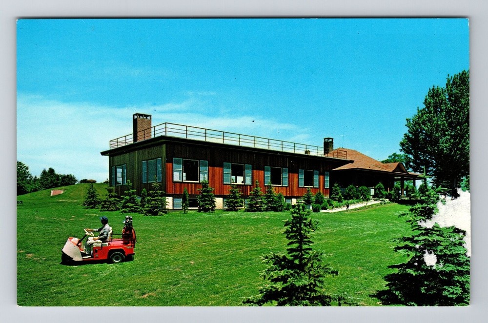 Grossinger NY-New York, New Golf Clubhouse Grossingers Vintage Postcard