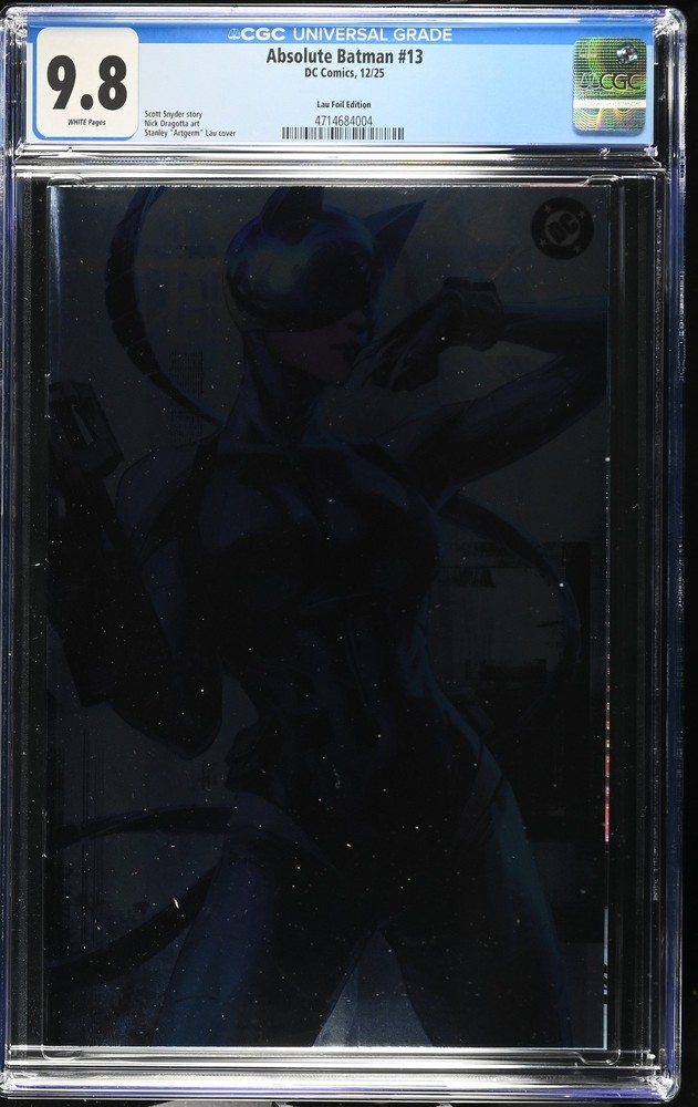 Absolute Batman 13 CGC 9.8 Artgerm Foil Edition First Print